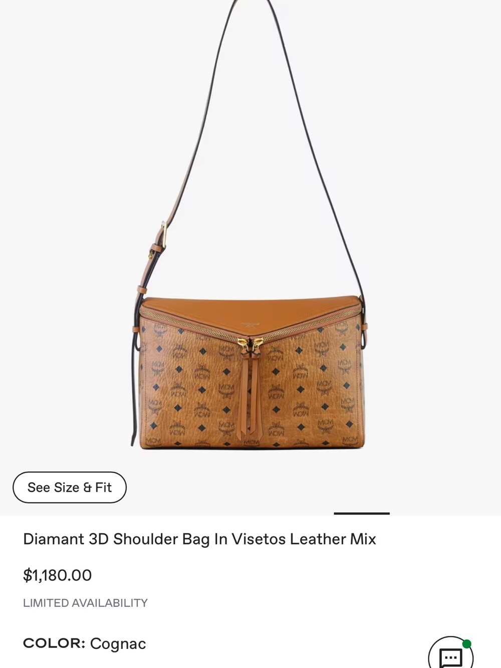 MCM Mustard Yellow Suede Interior with Embossed Leather Patch - Picture 15 of 16